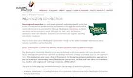 
							         Washington Connection - Building Changes								  
							    