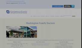 
							         Washington Family Doctors - Centerville Clinics								  
							    