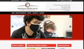 
							         Washington Middle School: Home								  
							    