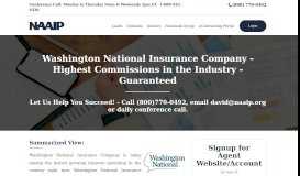 
							         Washington National Insurance Contracting | Highest Commissions for ...								  
							    