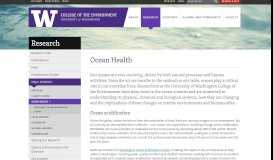 
							         Washington Ocean Acidification Center | College of the Environment								  
							    