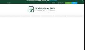 
							         Washington State Community College: Homepage								  
							    