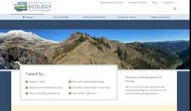 
							         Washington State Department of Ecology - Homepage								  
							    