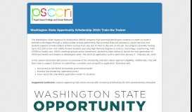 
							         Washington State Opportunity Scholarship 2019: Train the Trainer ...								  
							    