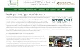 
							         Washington State Opportunity Scholarship | STEM								  
							    