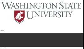 
							         Washington State University								  
							    