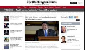 
							         Washington Times - Politics, Breaking News, US and World ...								  
							    