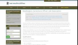 
							         Washington – WA Correctional Officer Jobs | How to Become a ...								  
							    