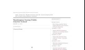 
							         Washington Yuying Public Charter School | Mandarin Immersion ...								  
							    