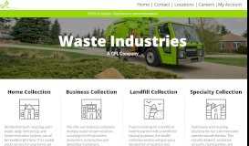 
							         Waste Industries: Waste and Recycling Collection and Disposal								  
							    