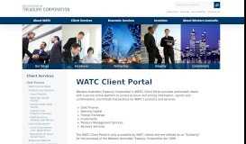 
							         WATC Client Portal - Western Australian Treasury Corporation								  
							    