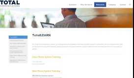 
							         Watch Cisco & Mitel Training Videos - Total Communications								  
							    