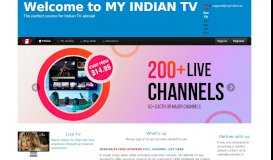 
							         Watch Indian TV | Live Indian Channels								  
							    