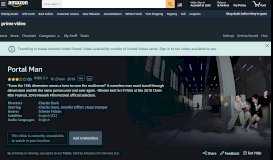 
							         Watch Portal Man | Prime Video - Amazon.com								  
							    