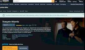 
							         Watch Stargate Atlantis | Prime Video - Amazon.com								  
							    