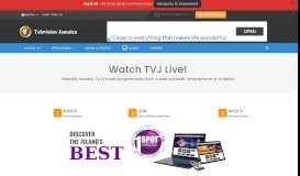 
							         Watch TVJ Live | Jamaican News and Sports | Watch Live from ...								  
							    