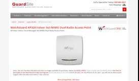 
							         WatchGuard AP320 Indoor 3x3 MIMO Dual Radio Access Point								  
							    