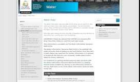 
							         Water Data								  
							    