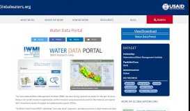 
							         Water Data Portal | GLOBALWATERS.ORG								  
							    
