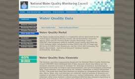
							         Water Quality Data - National Water Quality Monitoring Council								  
							    