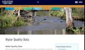 
							         Water Quality Data | WaterMatters.org								  
							    