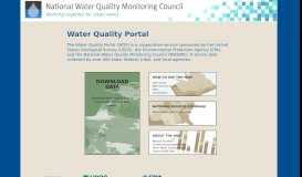 
							         Water Quality Portal								  
							    