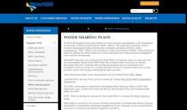 
							         Water sharing plans - WaterNSW								  
							    