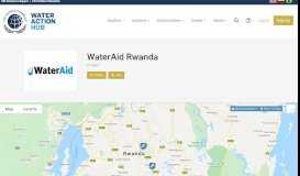 
							         WaterAid Rwanda - Water Action Hub								  
							    