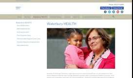 
							         Waterbury HEALTH - Waterbury Hospital								  
							    