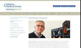 
							         Waterbury Hospital - Alliance Medical Group								  
							    