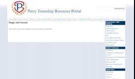 
							         Waterford Student Links - Perry Township Resource Portal								  
							    