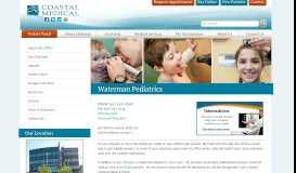 
							         Waterman Pediatrics of East Providence, Rhode ... - Coastal Medical								  
							    