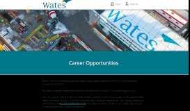 
							         Wates External Careers								  
							    