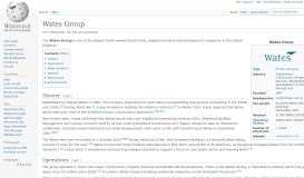 
							         Wates Group - Wikipedia								  
							    