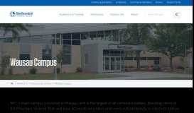 
							         Wausau Campus | Northcentral Technical College								  
							    