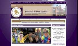 
							         Wausau School District: WSD Home								  
							    