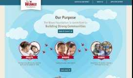 
							         Wawa Foundation								  
							    