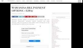 
							         WAWANESA BILL PAYMENT OPTIONS – EZPay - Kudos ...								  
							    
