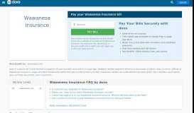 
							         Wawanesa Insurance | Pay Your Bill Online | doxo.com								  
							    