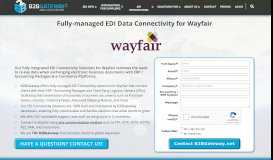 
							         Wayfair Fully-managed EDI | B2BGateway								  
							    