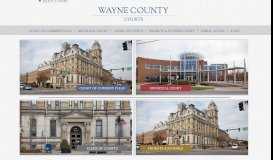 
							         Wayne County Courts | Wayne County Ohio Courts Portal								  
							    