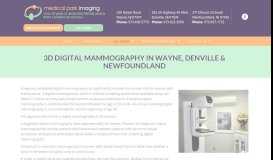 
							         Wayne, Denville, Newfoundland | Mammo - Medical Park Imaging								  
							    