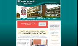 
							         Wayne Memorial Hospital								  
							    