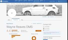 
							         Wayne Reaves DMS Ratings & Reviews | DrivingSales Vendor Ratings								  
							    