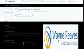 
							         Wayne Reaves Software Reviews and Pricing - 2019 - Capterra								  
							    