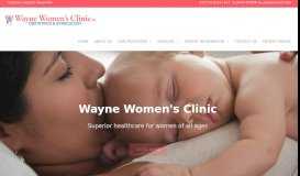 
							         Wayne Womens Clinic								  
							    