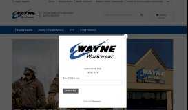 
							         Wayne Workwear | Your Complete Uniform & PPE Source								  
							    