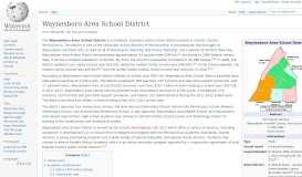 
							         Waynesboro Area School District - Wikipedia								  
							    