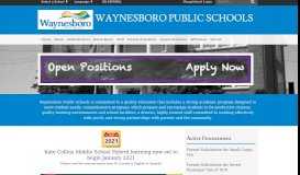 
							         Waynesboro Public Schools: Home								  
							    