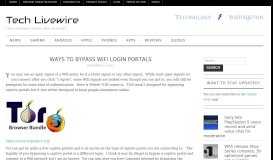 
							         Ways to bypass Wifi login portals - Tech Livewire								  
							    